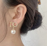 DODO pearl drop earring (Code:- ER-KO-11 , US-A78 , CC150)